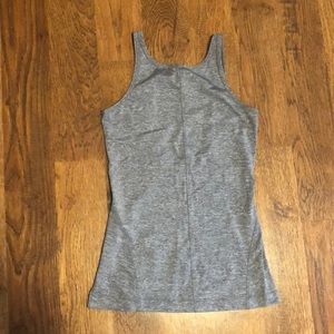 Lululemon Gray Scoop Back Tank